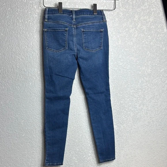Women's Distressed Blue Jeans - Picture 5 of 5